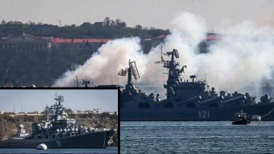 Photo of Ukraine shot down Russian cruiser